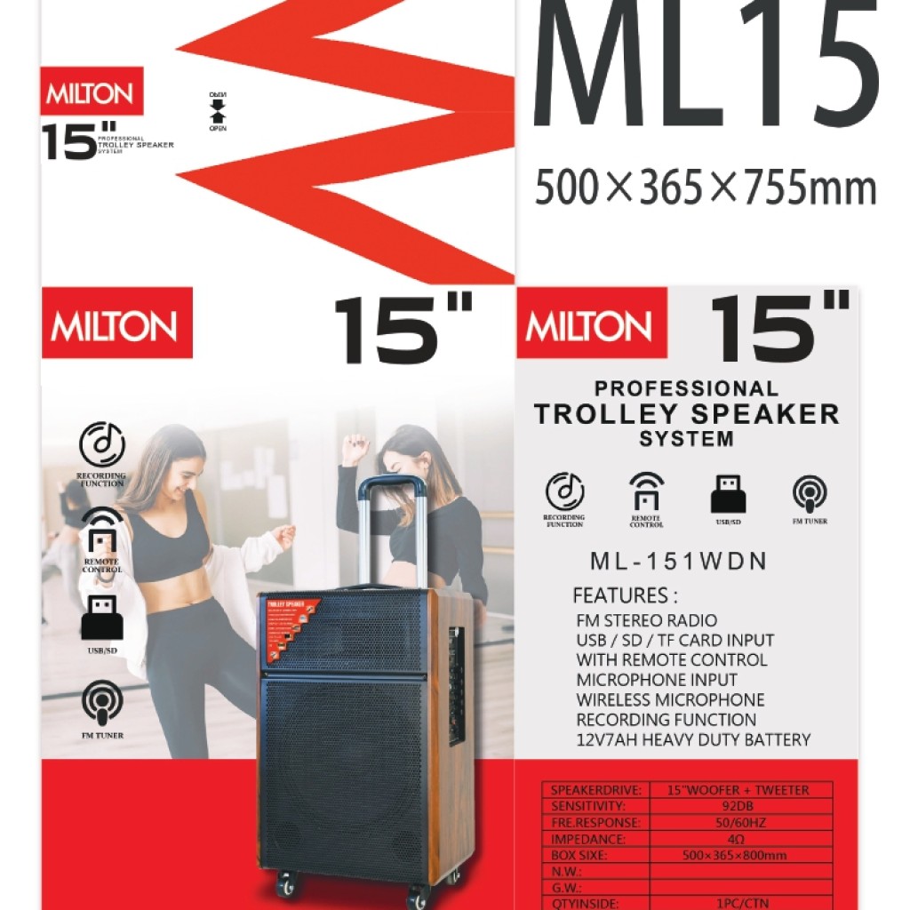 Professional Trolley Speakers System